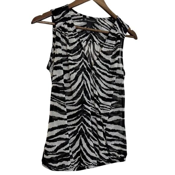 y2k babydoll tank top bratz S Zebra‎ Y2K Animal Print McBling Mob Wife - Picture 1 of 5